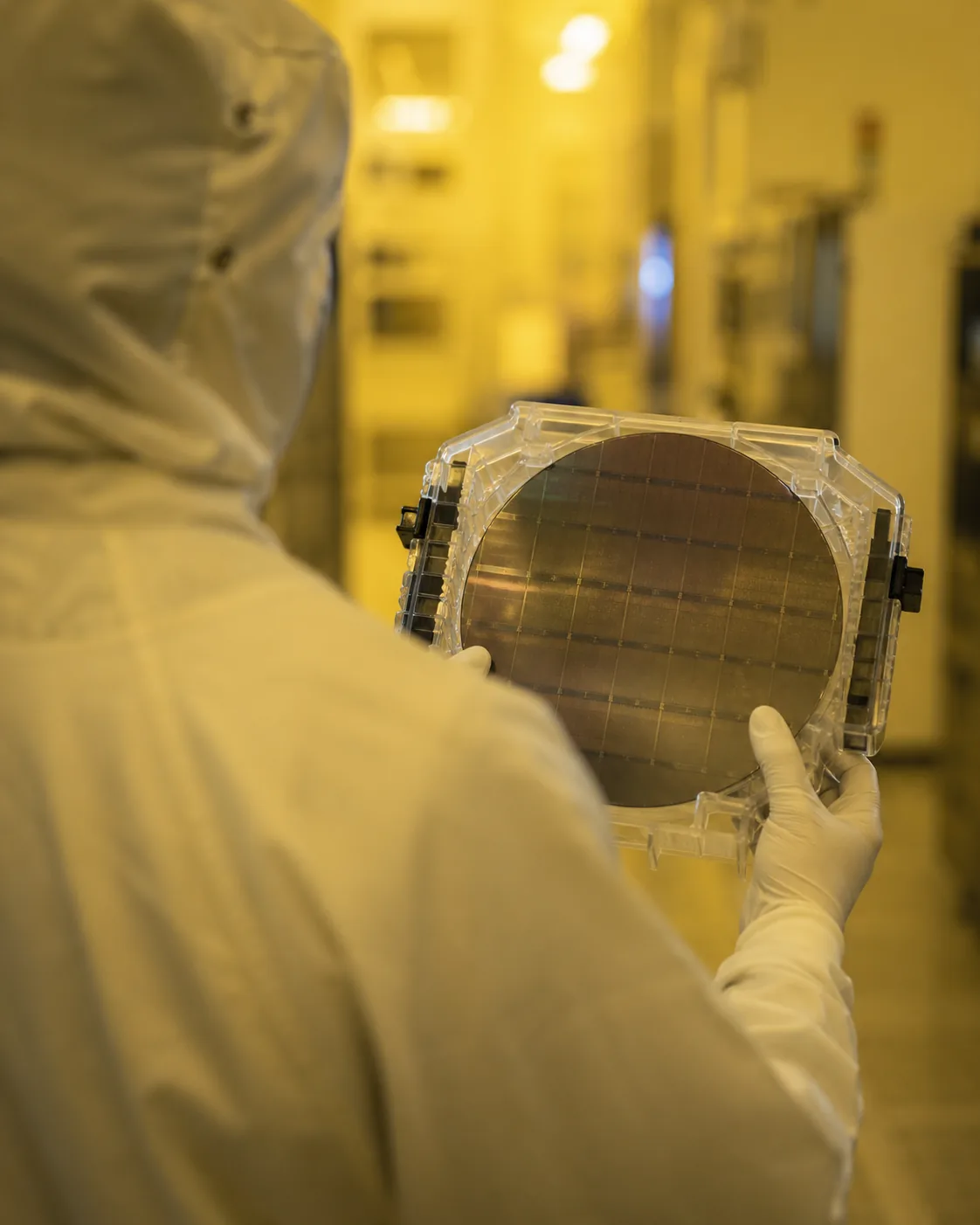 Semiconductor wafer inspection in a cleanroom